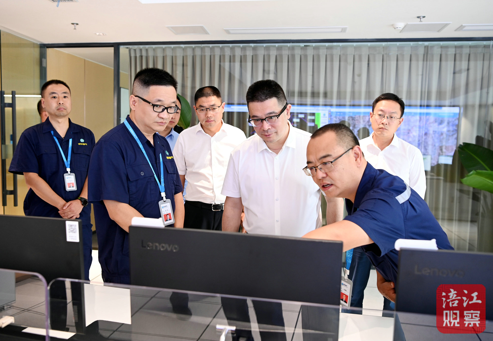 2023年9月30日，李云在港華燃氣公司督導檢查節日期間安全生產情況2  張莉 攝.jpg
